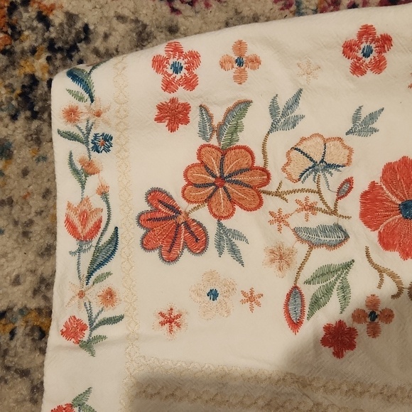 Umgee SZ M Embroidered Floral Skirt - Picture 2 of 8